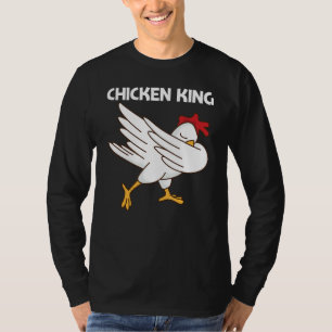 Chicken For Men Dad Poultry Rooster Egg T-Shirt