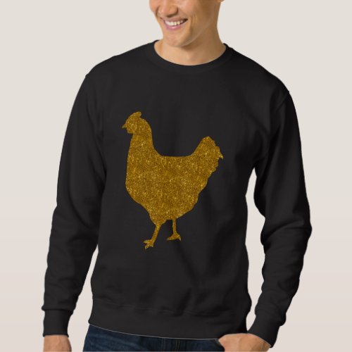 Chicken For Women Girl Hen Fowl Poulet Sweatshirt