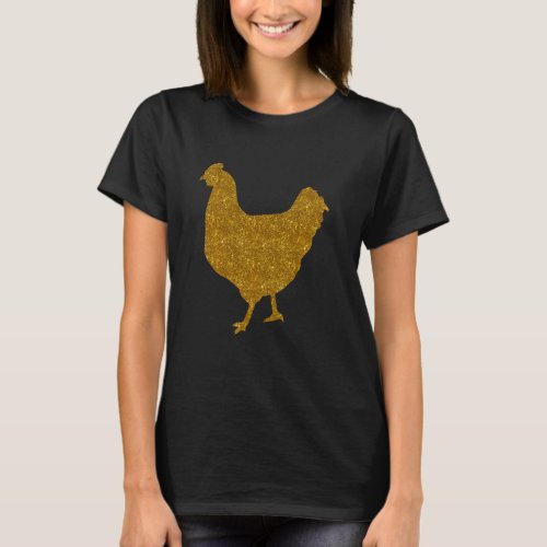 Chicken For Women Girl Hen Fowl Poulet T_Shirt