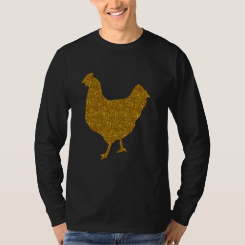 Chicken For Women Girl Hen Fowl Poulet T_Shirt