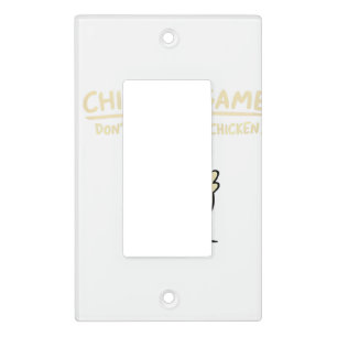 Chicken Game Don't Look At The Chicken Funny Chick Light Switch Cover