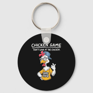 Chicken Game Humorous Family Tee - Uni-adults &amp Keychain