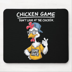 Chicken Game Humorous Family Tee - Uni-adults & Mouse Pad