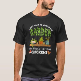 Chicken Gardening For Men Women Gardener T-Shirt