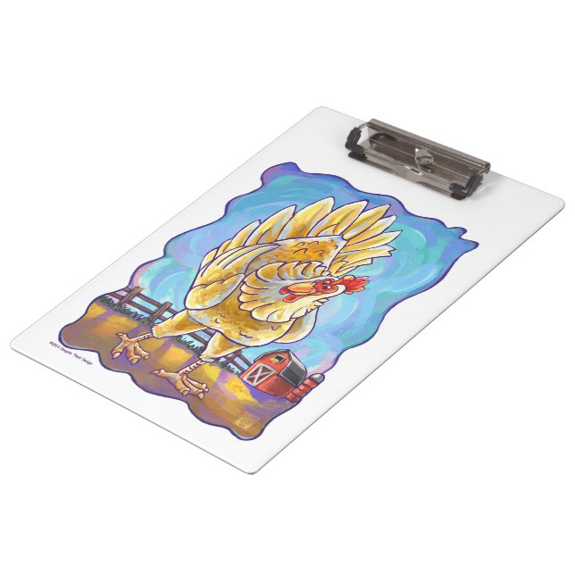 Chicken Gifts & Accessories Clipboard (Angled)
