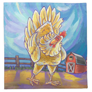 Chicken Gifts & Accessories Cloth Napkin