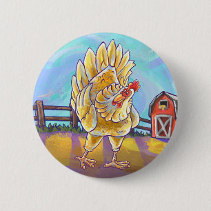 Chicken Gifts & Accessories Pinback Button