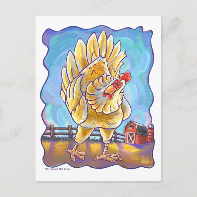 Chicken Gifts & Accessories Postcard (Front)