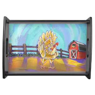 Chicken Gifts & Accessories Serving Tray