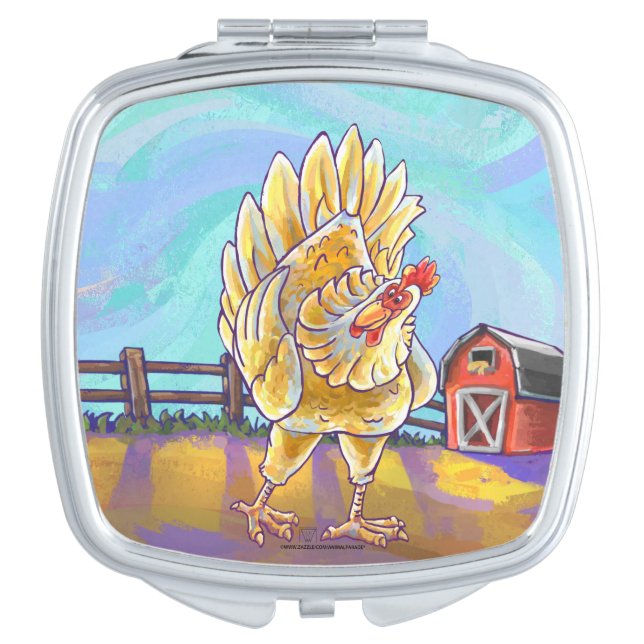 Chicken Gifts & Accessories Vanity Mirror (Front)