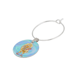 Chicken Gifts & Accessories Wine Glass Charm