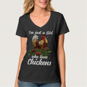 Chicken Girl Chicken Owner Chicken Mom Chicken Far T-Shirt