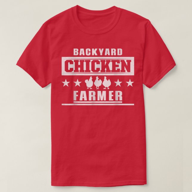 Chicken Girls Farm Backyard Chicken Farmer  T-Shirt (Design Front)