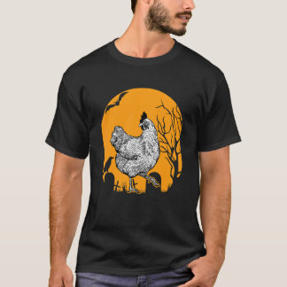 Chicken Graveyard Lazy Halloween Costume  Farm Ani T-Shirt