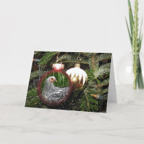 Chicken Happy Holidays Greeting Card