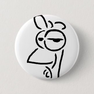 Chicken head pinback button