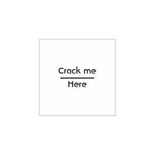 Chicken, Hen Eggs Crack Me Egg Mini Stamp