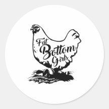 Chicken Hen Fat Bottom Napkin