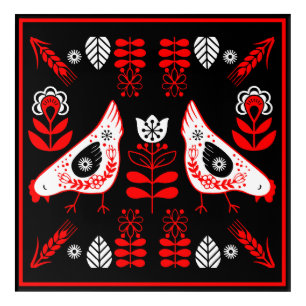 Chicken Hen Folk Art