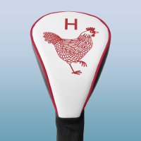 Chicken Hen Monogram Initial