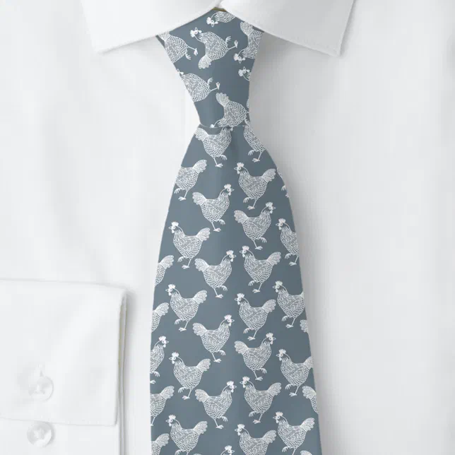 Chicken Hen Poultry Neck Tie | Zazzle
