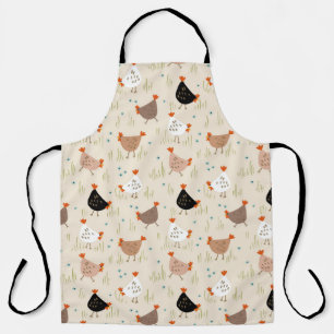 Chicken Hens Farmyard Farm Animals Cottage Core  Apron