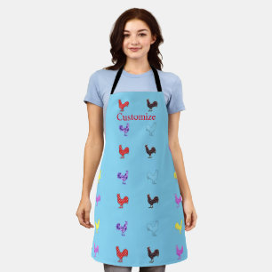 Chicken Hens Thunder_Cove Apron