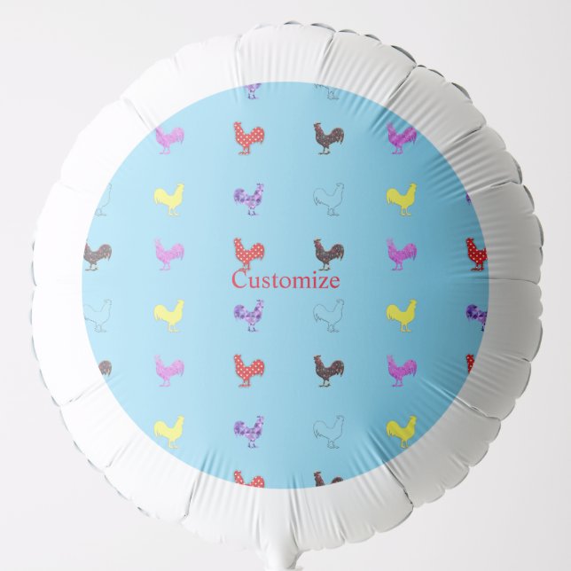 Chicken Hens  Thunder_Cove  Balloon (Front)