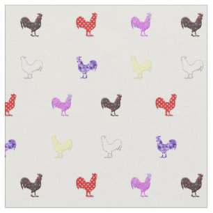 Chicken Hens Thunder_Cove  Fabric