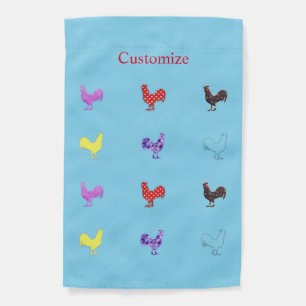 Chicken Hens  Thunder_Cove Garden Flag