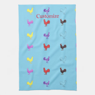 Chicken Hens Thunder_Cove Kitchen Towel