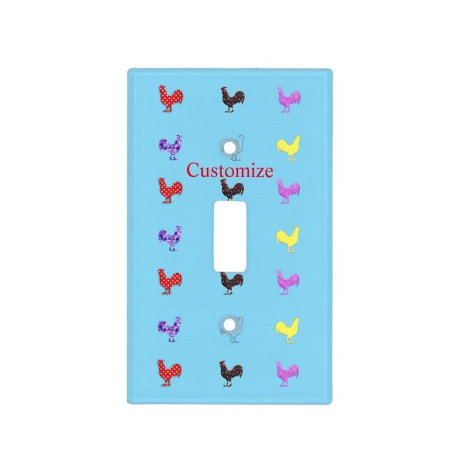 Chicken Hens  Thunder_Cove Light Switch Cover (Front)