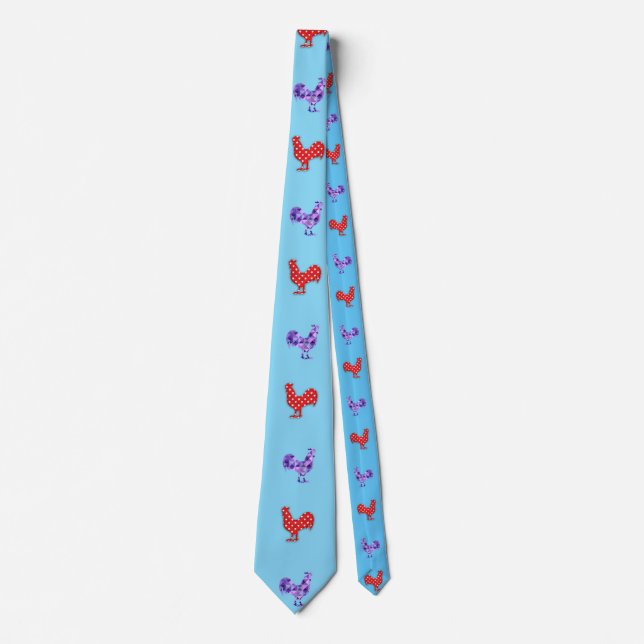 Chicken Hens  Thunder_Cove  Neck Tie (Front)