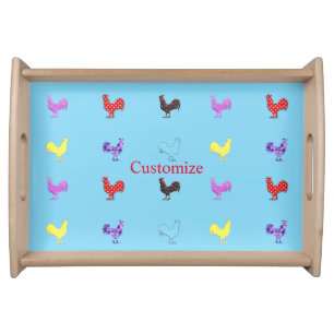Chicken Hens Thunder_Cove Serving Tray