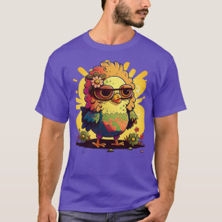 Chicken Hippie 3 T-Shirt