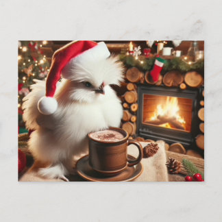 Chicken Holiday Greeting Postcard