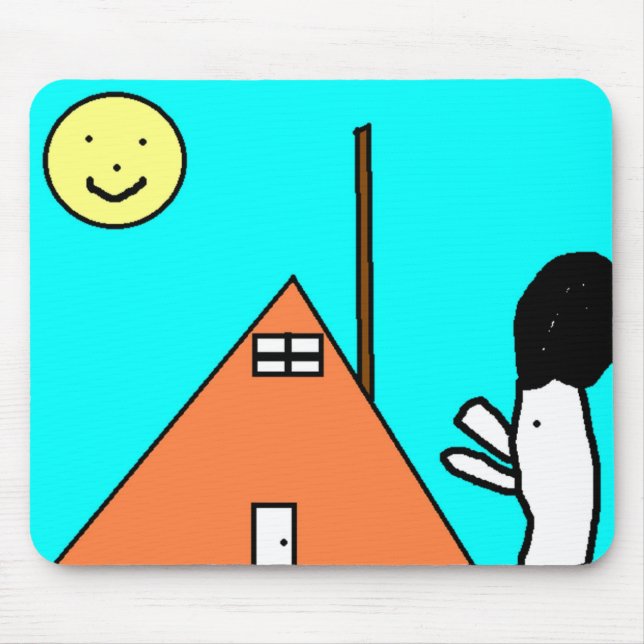 Chicken House Mouse Pad (Front)