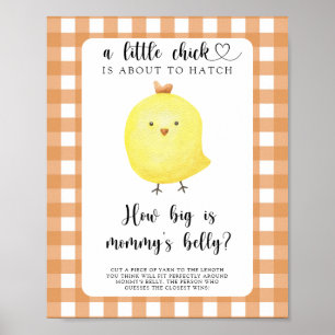 chicken - how big is mommy's belly game poster
