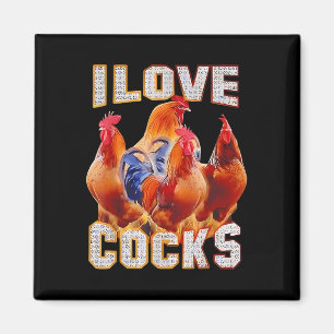 Chicken I Love S Magnet