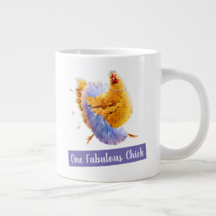 Chicken in a Tutu Giant Coffee Mug