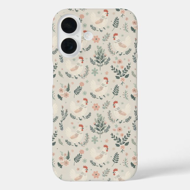 Chicken in the Garden Case-Mate iPhone Case (Back)