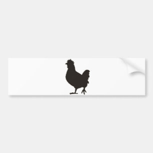 chicken is the new black bumper sticker