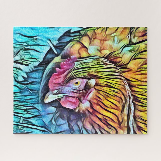 CHICKEN JIGSAW PUZZLE (Horizontal)