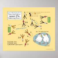 CHICKEN JIVE DANCE STEP DIAGRAM by Sandra Boynton