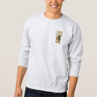 Chicken jockey embroidered sweatshirt