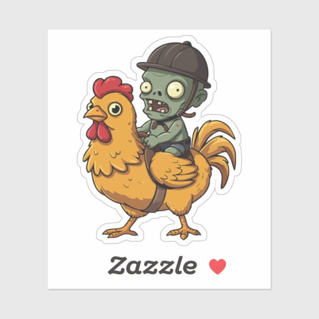 Chicken Jockey Sticker (Sheet)