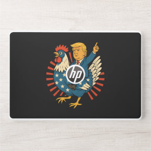 Chicken Jockey Trump Funny Meme HP Laptop Skin
