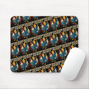 Chicken Jockey Trump Funny Meme Mouse Pad