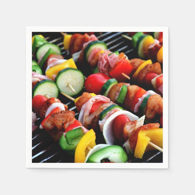 Chicken Kebab  Napkins (Front)