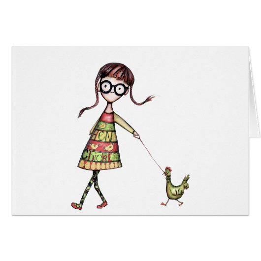 Chicken kid cards (Front Horizontal)